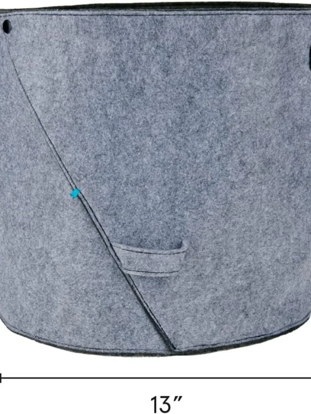 NEW Gray Bark Bag Storage Bin Dog Toys Gray Pet Supplies Container 12x13